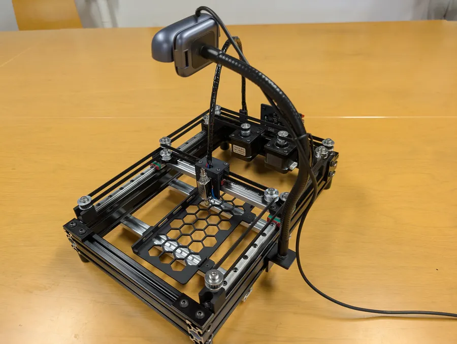 Assembled PhysiClaw rig — photo 28