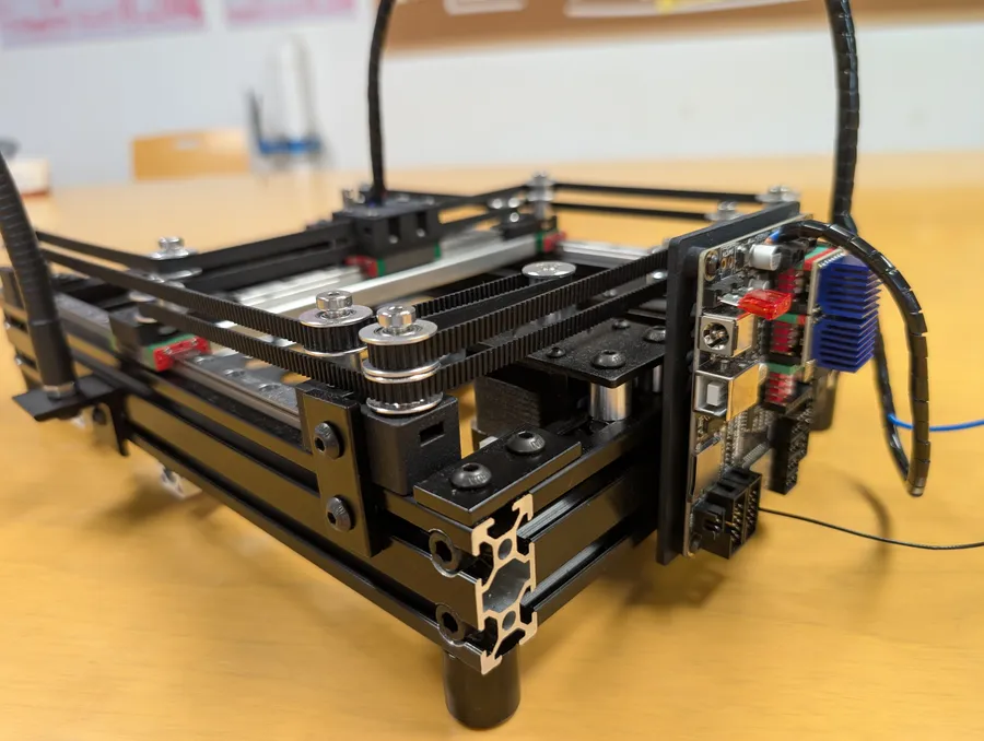 Assembled PhysiClaw rig — photo 76