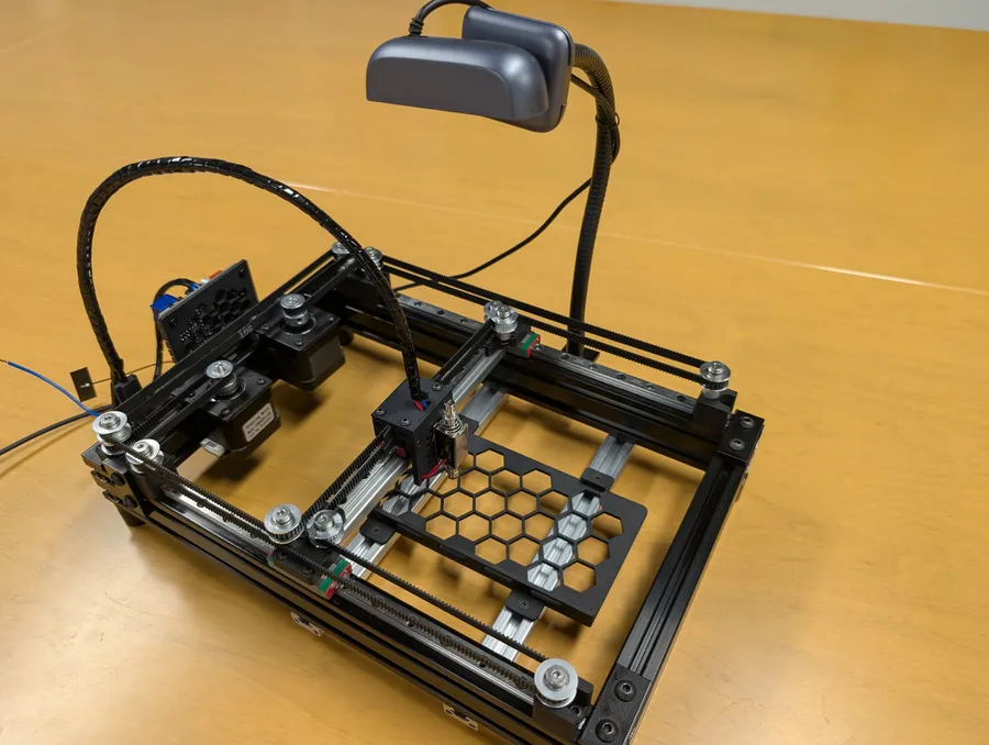 Assembled PhysiClaw rig — photo 78