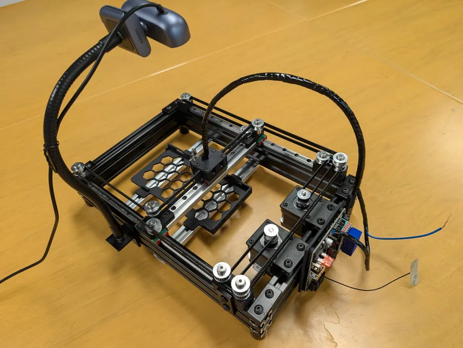 Assembled PhysiClaw rig — photo 79